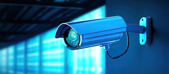 Surveillance and alarm monitoring with CCTV - obrazy, fototapety, plakaty