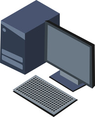 Isometric Computer Laptop