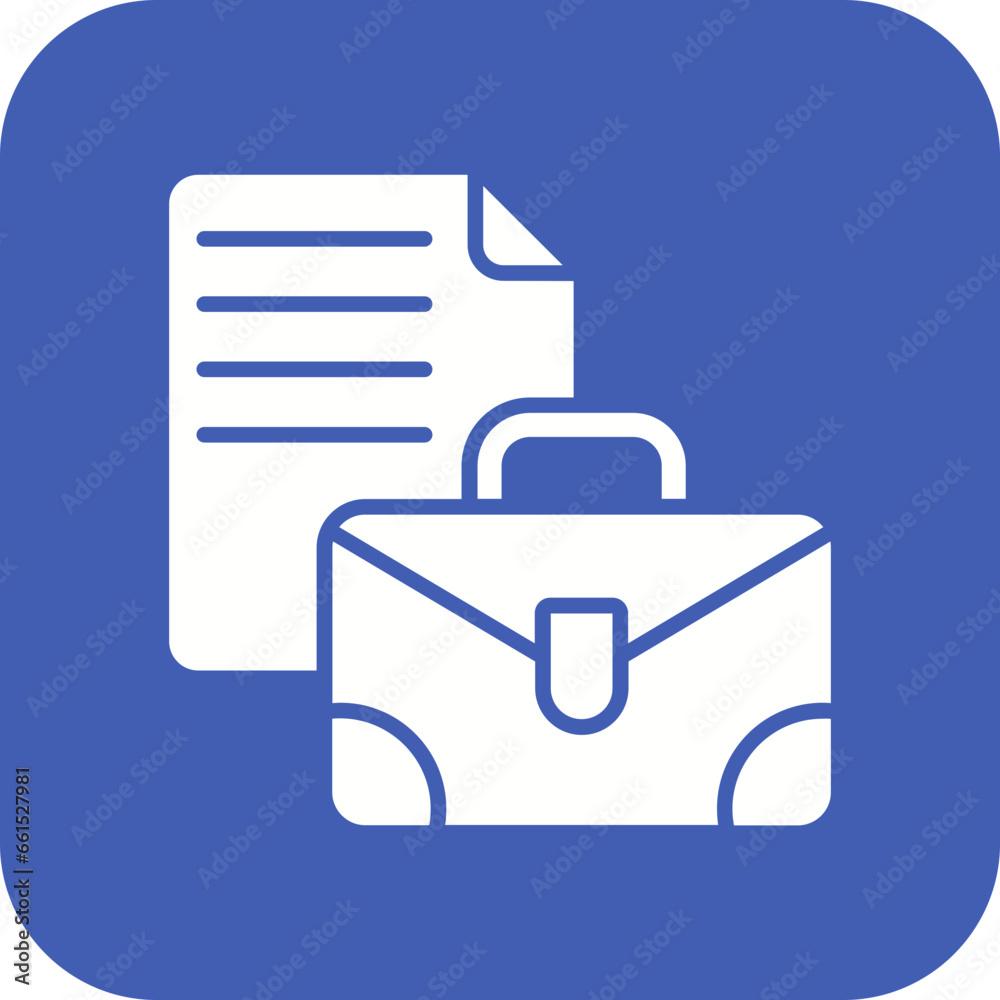 Canvas Prints Business Files Icon