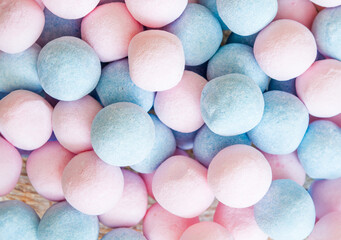 candies isolated on white background