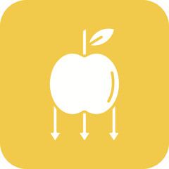 Falling Apple Icon