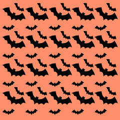 HALLOWEN SIMPLE CARTOON PATTERN TEXTURE BACKGROUND VECTOR HALLOWEEN 2023