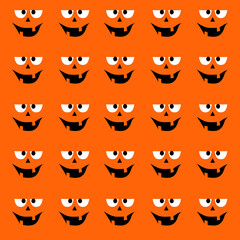 HALLOWEN SIMPLE CARTOON PATTERN TEXTURE BACKGROUND VECTOR HALLOWEEN 2023