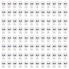 HALLOWEN SIMPLE CARTOON PATTERN TEXTURE BACKGROUND VECTOR HALLOWEEN 2023