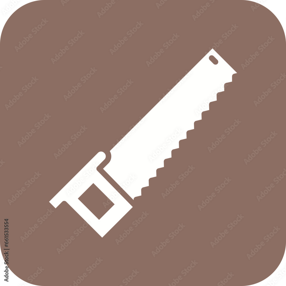 Wall mural Handsaw Icon