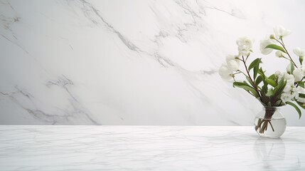 Marble Majesty. A luxurious white marble background. 