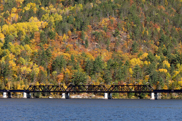 Train Bridge Fall Colours 2