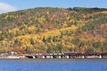 Train Bridge Fall Colours 3