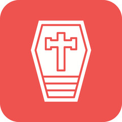 Obraz premium Coffin Icon