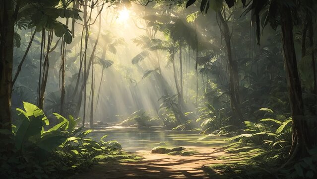 From the treetops to the forest floor, the jungle is a canvas of endless possibilities waiting to be explored. © DynaVerse3D