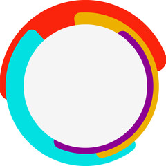 Fototapeta premium Circular Colorful Shape