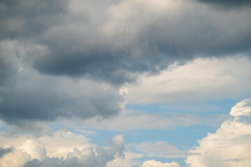 Beautiful sky with cloud before sunset