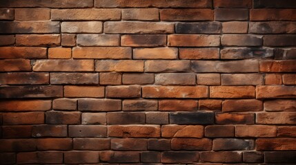 Obraz premium a brick wall with a red brick pattern