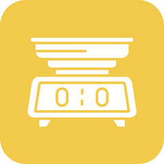 Electronic Weight Scale Icon