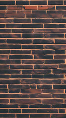 Black brick background texted wall surface