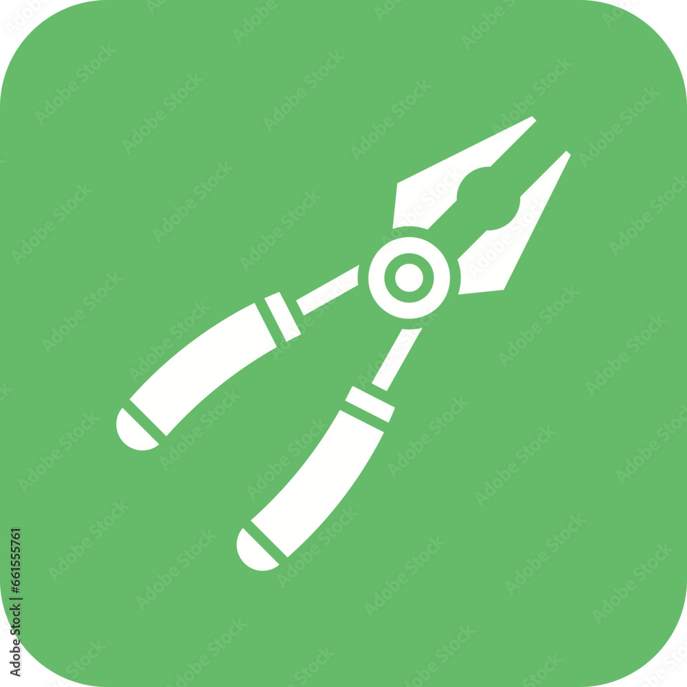 Wall mural pliers icon