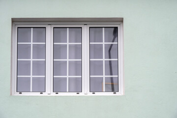 House window in Ponta Delgada on the Island of Sao Miguel in the Azores