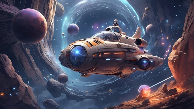 Embark on a thrilling journey through time and space as you navigate through different eras and dimensions in this mind-bending video game.