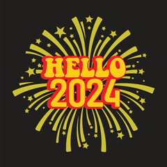 happy new year svg design