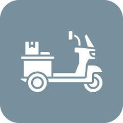 Delivery Scooter Icon