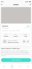 Cat, Dog Breeder, Rabbit, Bird, Kitty, Puppy, Guinea Pig and Pet Adoption and Animal rescue App UI Kit Template
