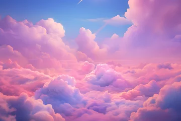 Fotobehang bstract starlight and pink and purple clouds stardust, blink, background, presentation, star, concept, magazine, powerpoint, website, marketing,  © chui