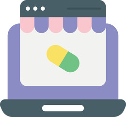  flat icon design style
