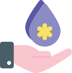 blood donate  flat icon design style