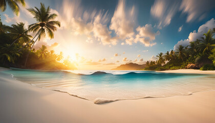 Caribbean Shores: Between Sky and Sea - 661568544