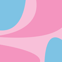 Abstract vector pattern. Pink doll style. Modern vector template for banner, cover, print, promotion, sale, greeting, web, page, header, landing, social media