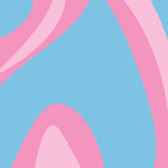 Abstract vector pattern. Pink doll style. Modern vector template for banner, cover, print, promotion, sale, greeting, web, page, header, landing, social media