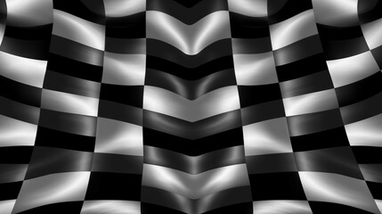 Seamless pattern chessboard.Generative AI