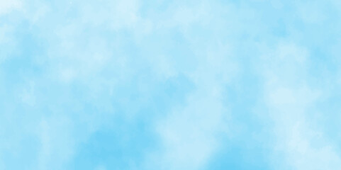 Defocused and blurry wet ink effect sky blue color watercolor background, blurred and grainy Blue powder explosion on white background, Fluffy, puffy, fresh and shiny clouds on a windy sky.	