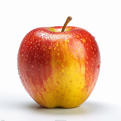 Red apple isolated photo on white background