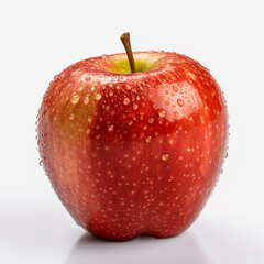 Red apple isolated photo on white background