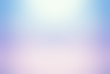 Glowing blur empty symmetrical background. Light blue polished glass texture.