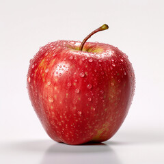 Red apple isolated photo on white background