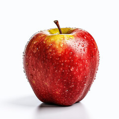 Red apple isolated photo on white background
