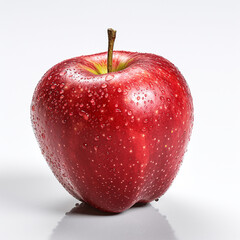 Red apple isolated photo on white background