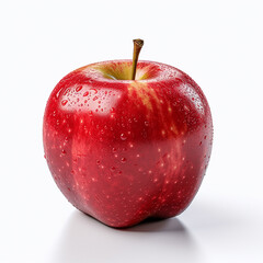 Red apple isolated photo on white background