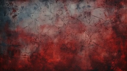 A background with a blood-like texture, resembling a concrete wall adorned with vivid red stains