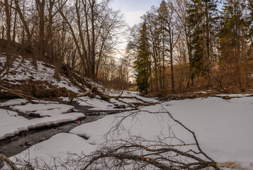 beautiful evening in Aizkraukle in Latvia 5
