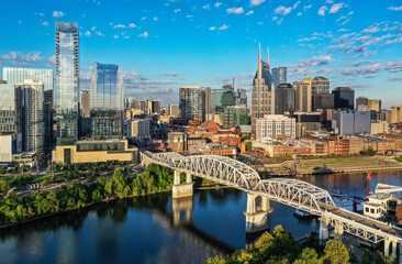 Aerial view of Nashville Tennessee