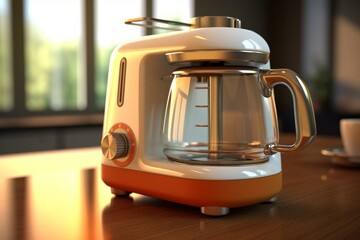 3D-rendered kitchen appliance. Generative AI