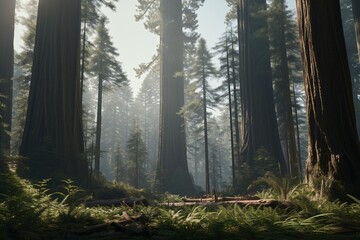 morning in the forest, Generative AI