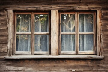 Fototapeta na wymiar Rustic Window Frames