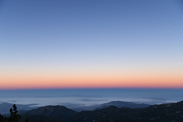 LA Basin Morning From San Jacinto Peak Wilderness