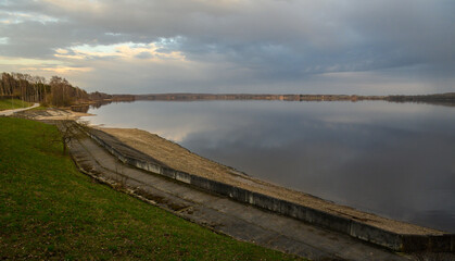Fototapeta premium Daugava river near Aizkraukle in Latvia 3