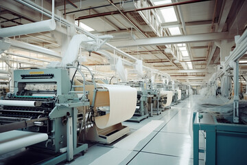 Factory manufacture technology equipment machine production industrial - obrazy, fototapety, plakaty