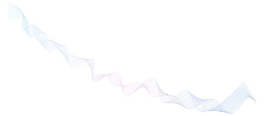 Blue and pink pastel wave background. Vector illustration.